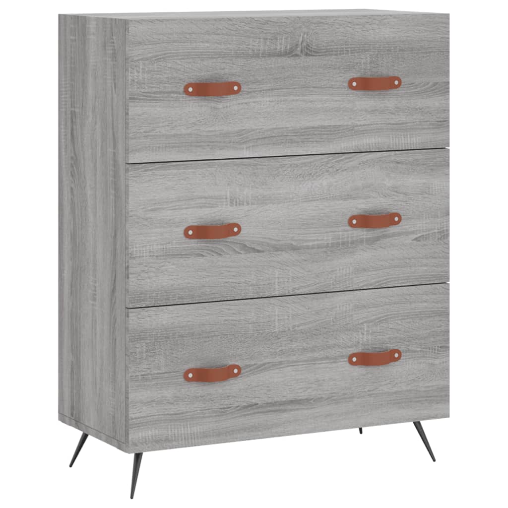 Kommode Sonoma Grå 69,5x34x90 cm