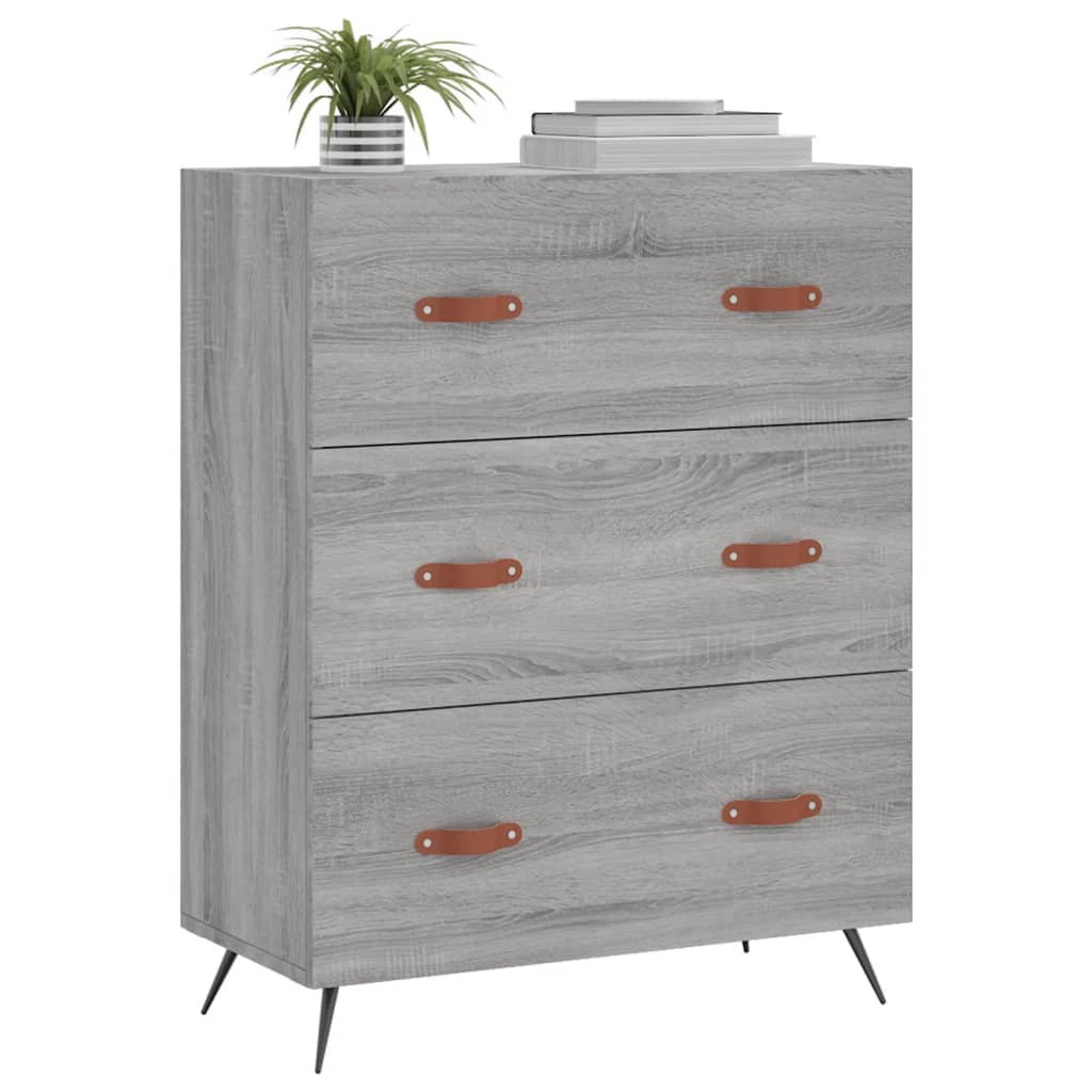 Kommode Sonoma Grå 69,5x34x90 cm