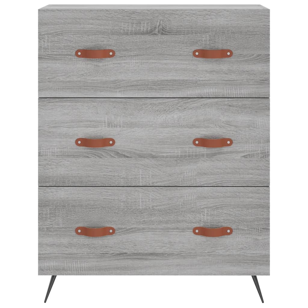 Kommode Sonoma Grå 69,5x34x90 cm