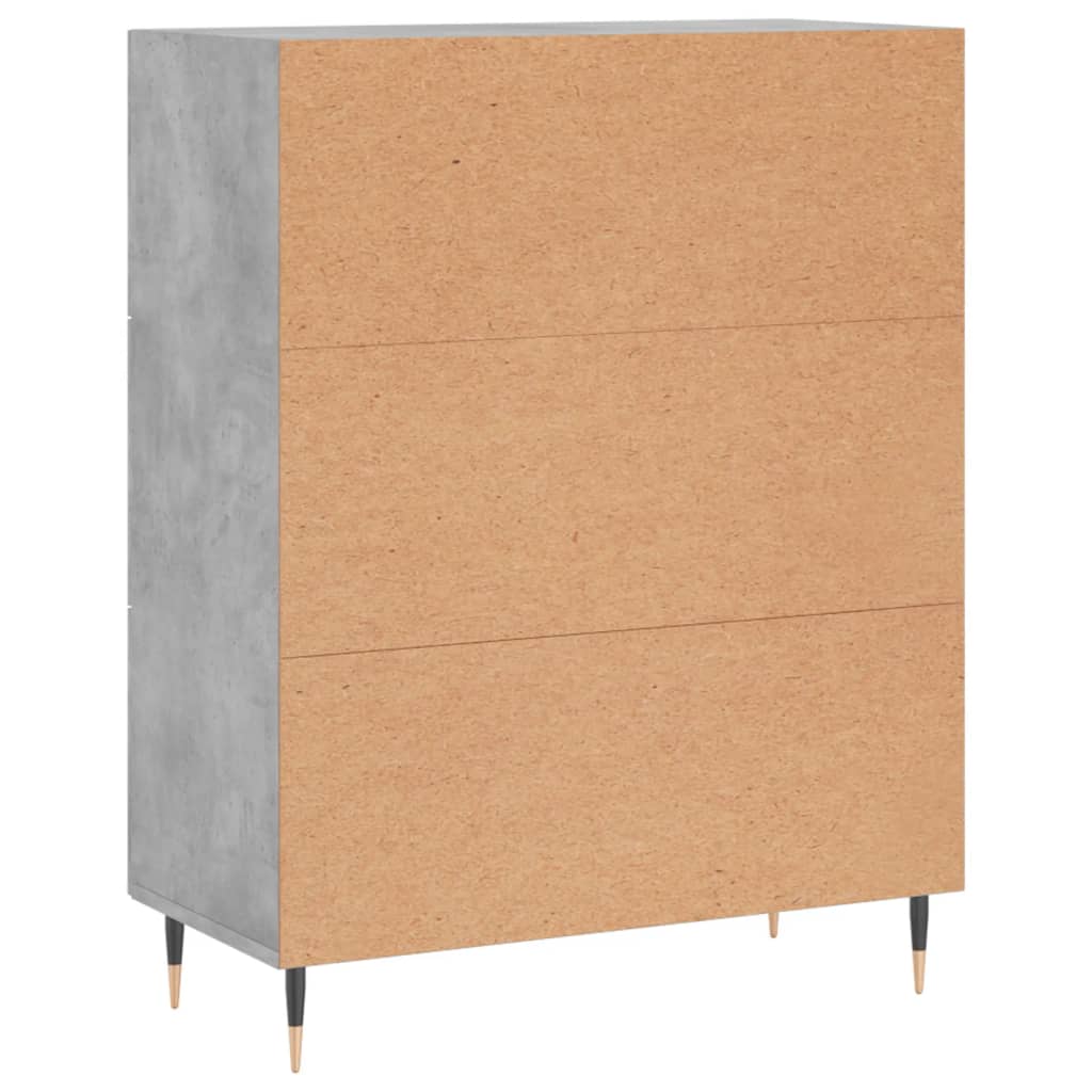 Skjenk Betonggrå 69,5x34x90 cm