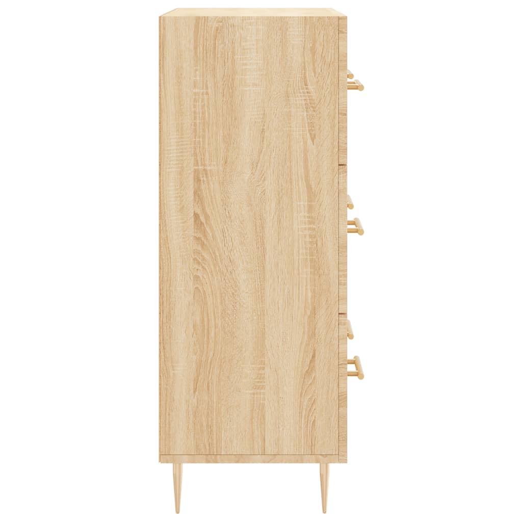 Skjenk sonoma eik 69,5x34x90 cm konstruert tre
