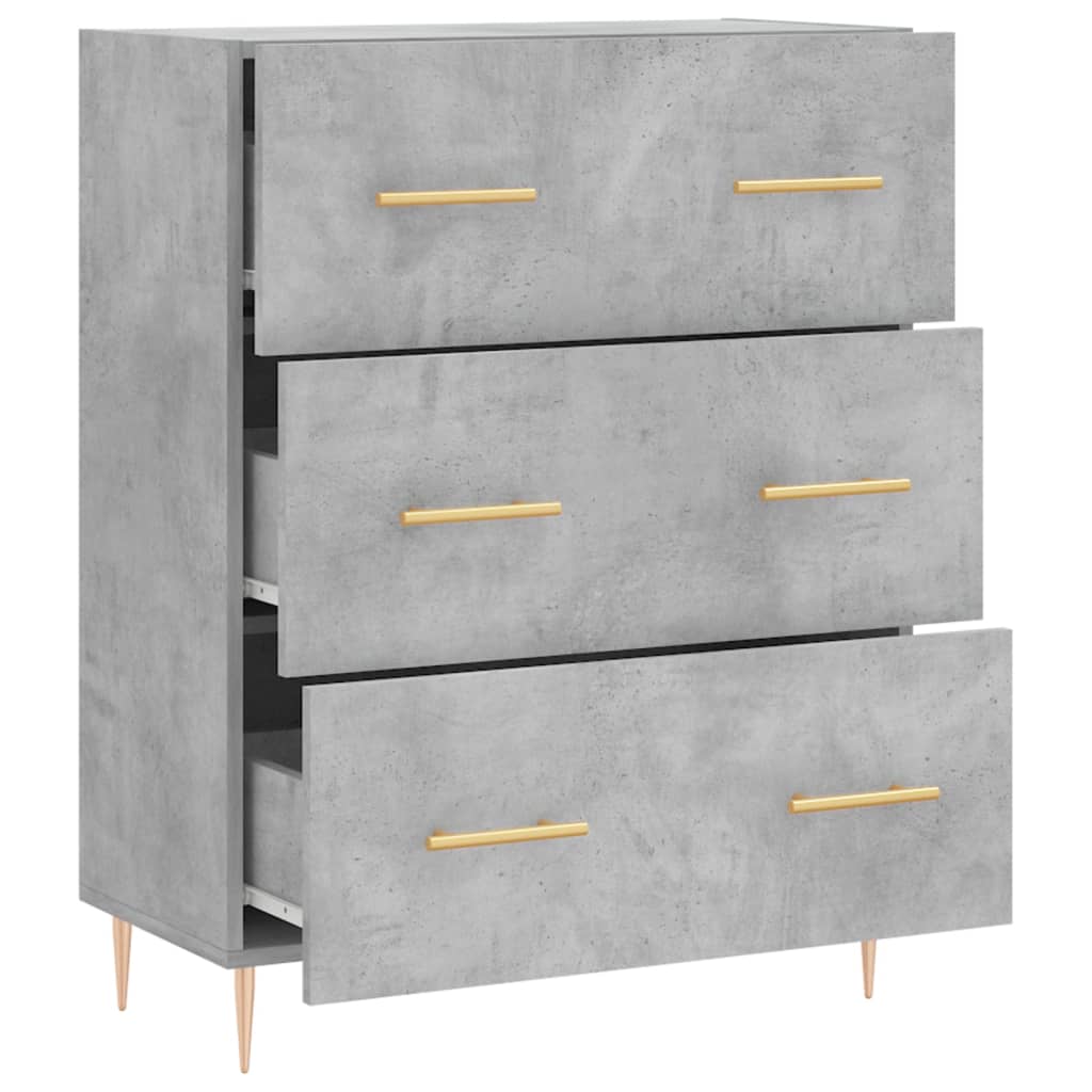 Skjenk Betonggrå 69,5x34x90 cm