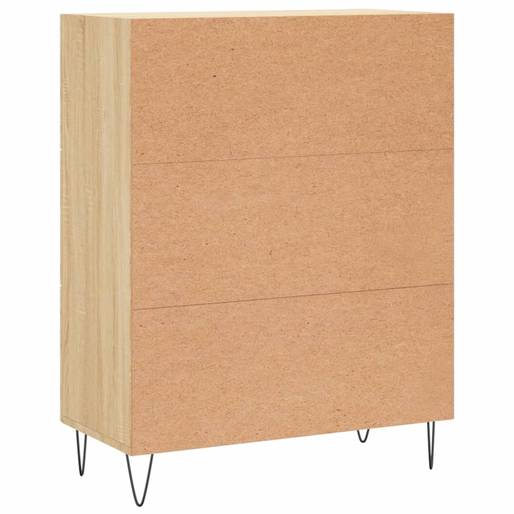 Skjenk sonoma eik 69,5x34x90 cm konstruert tre