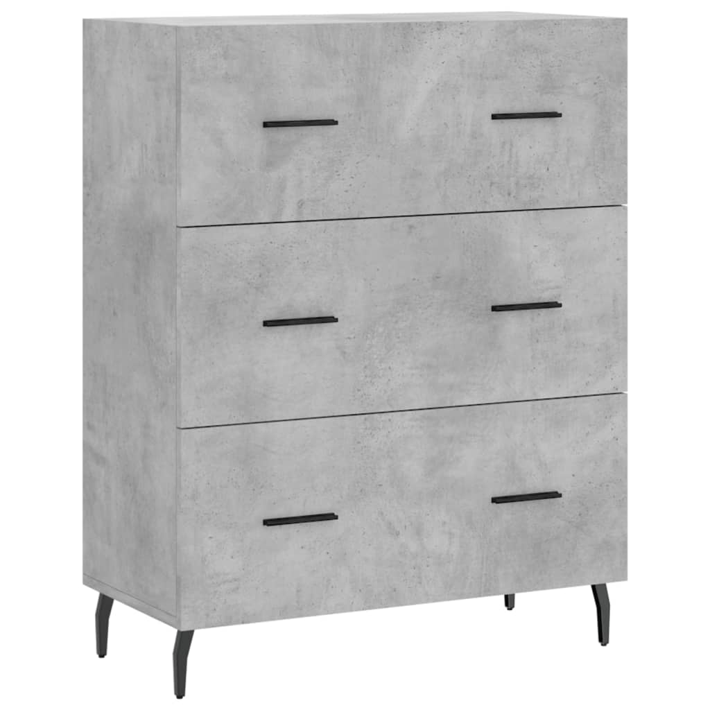 Skjenk Betonggrå 69,5x34x90 cm