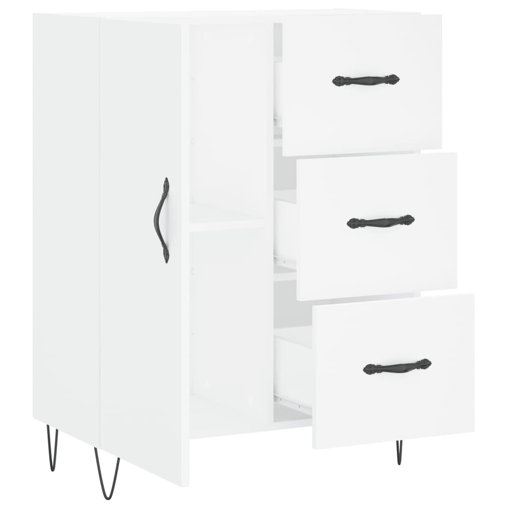 Skjenk Hvit 69,5x34x90 cm