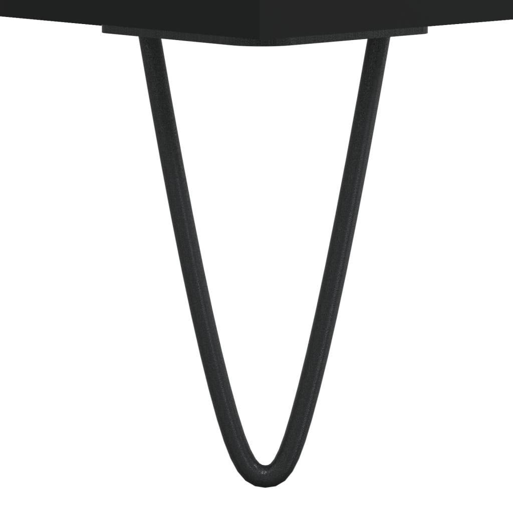 Skjenk Svart 69,5x34x90 cm
