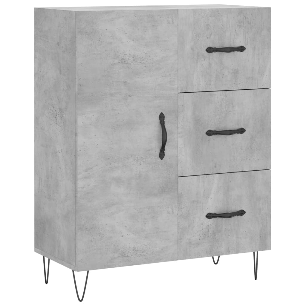 Skjenk Betonggrå 69,5x34x90 cm