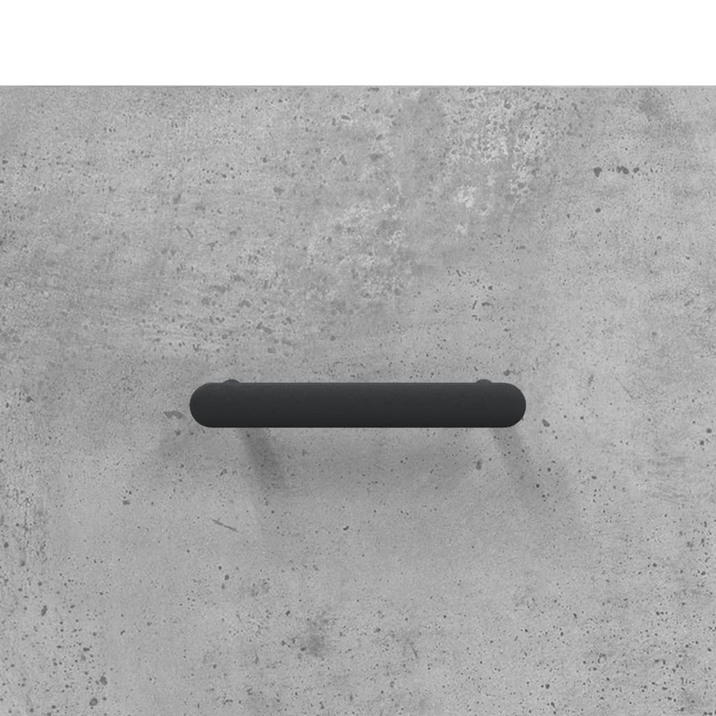 Kommode Betonggrå 69,5x34x90 cm