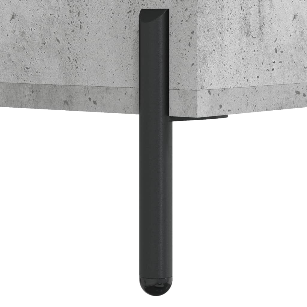 Kommode Betonggrå 69,5x34x90 cm