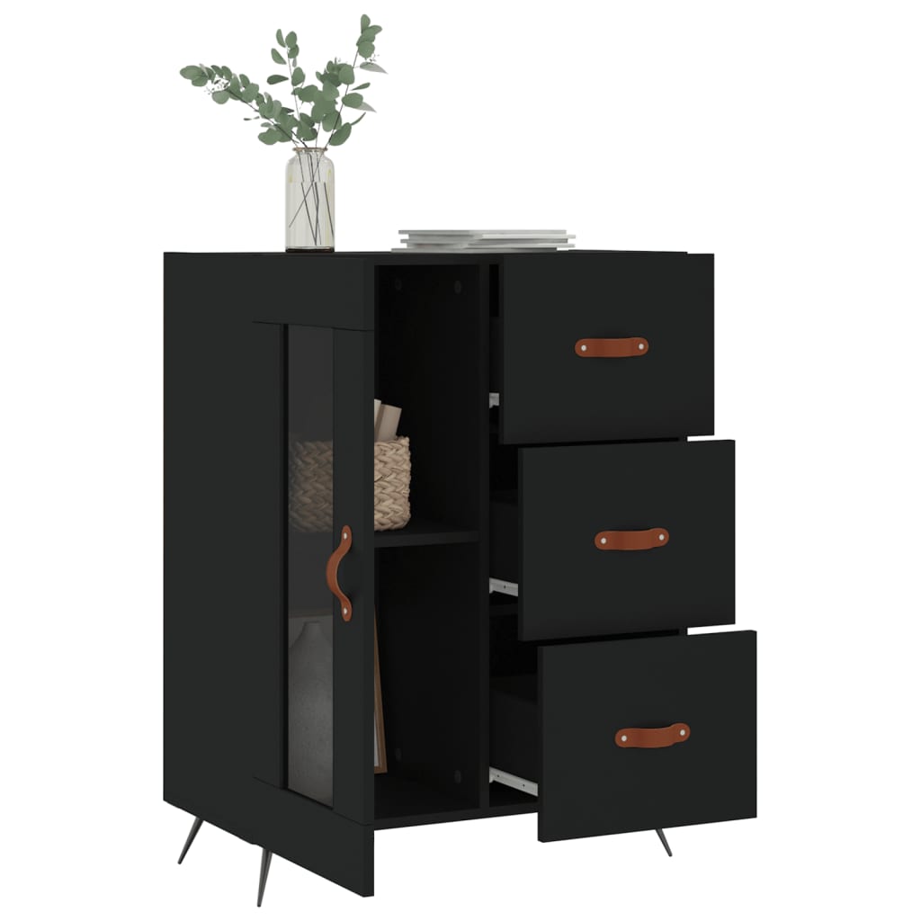 Skjenk Svart 69,5x34x90 cm