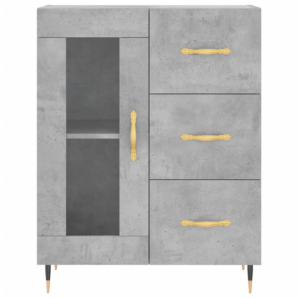 Skjenk Betonggrå 69,5x34x90 cm