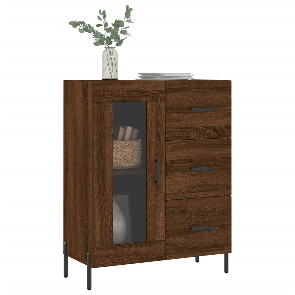 Kommode Brun Eik 69,5x34x90 cm