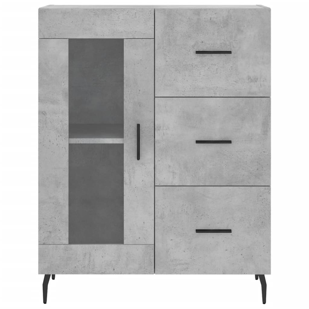 Skjenk Betonggrå 69,5x34x90 cm