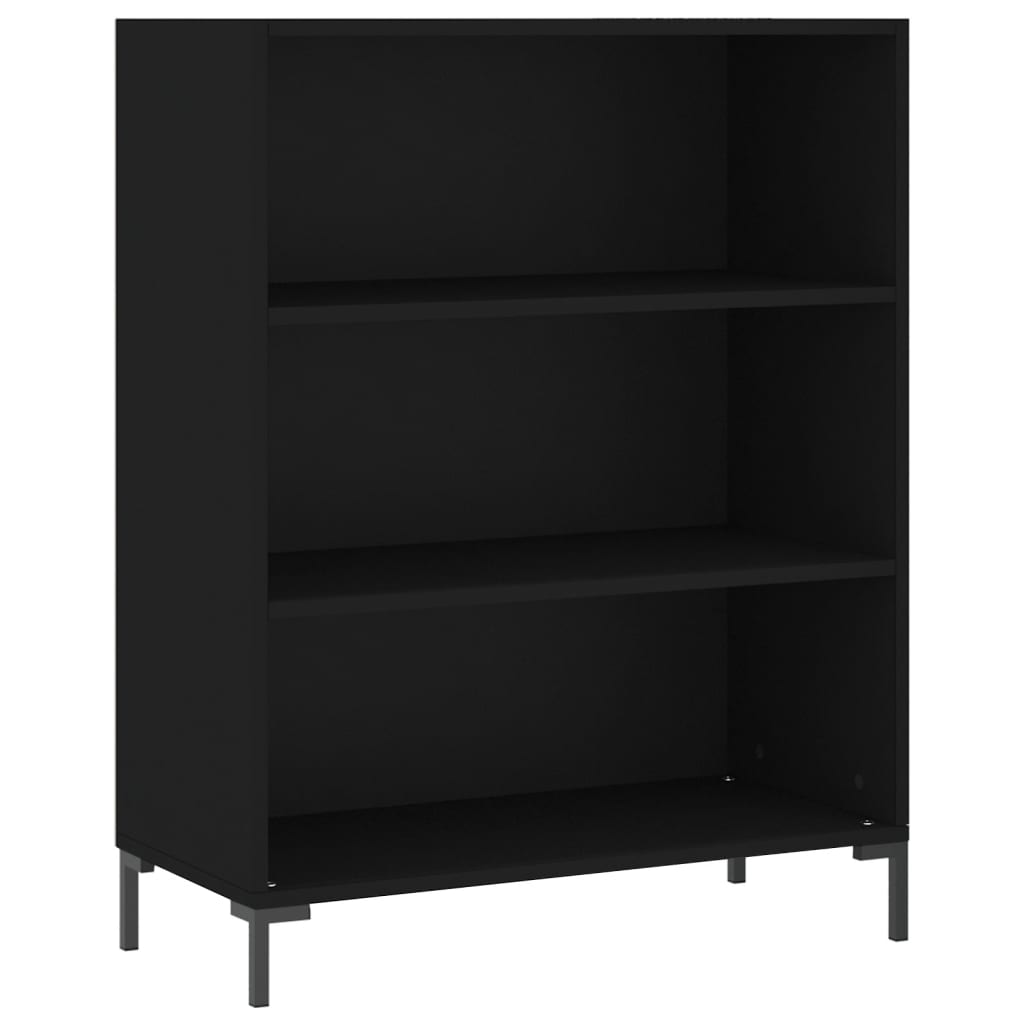 Bokhylle Svart 69,5x32,5x90 cm