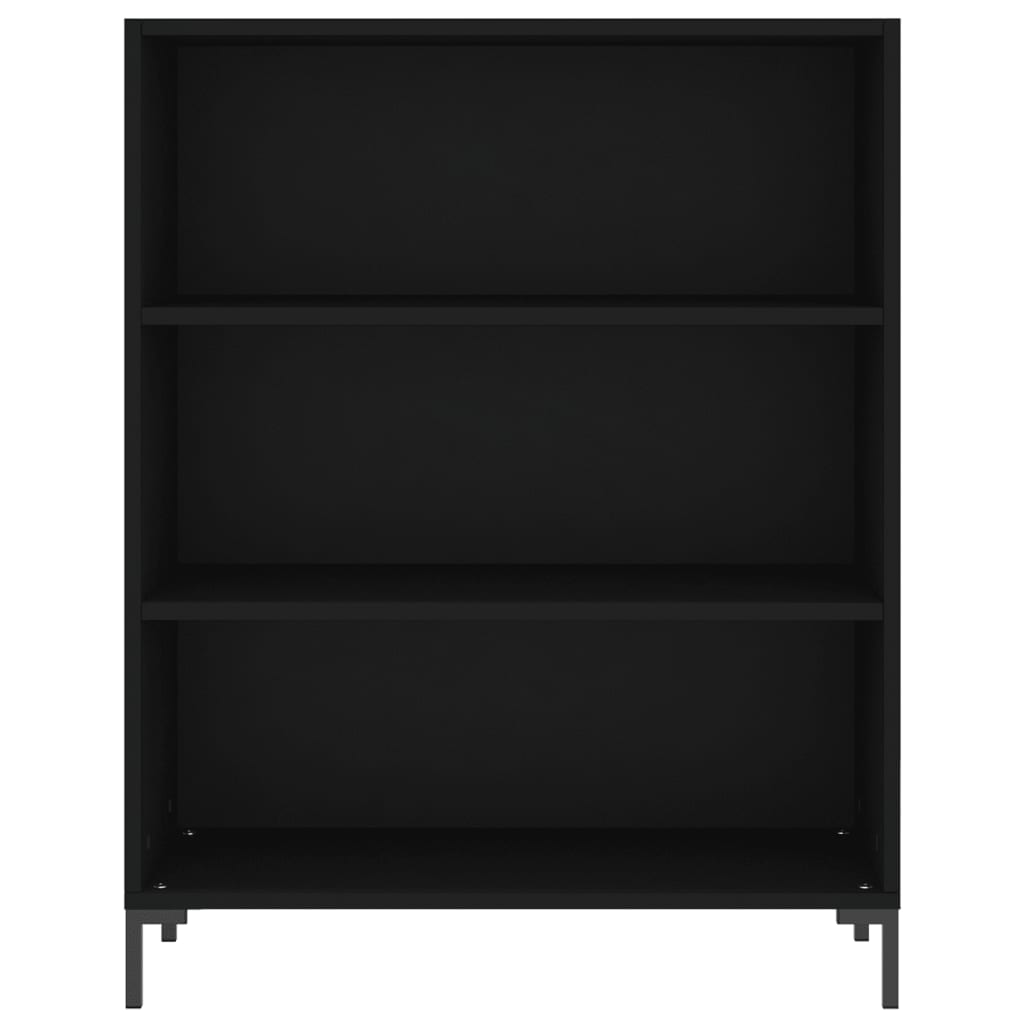 Bokhylle Svart 69,5x32,5x90 cm