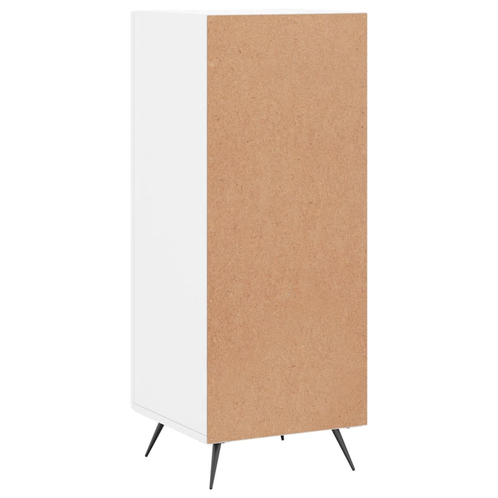 Skjenk Høyglans Hvit 34,5x34x90 cm