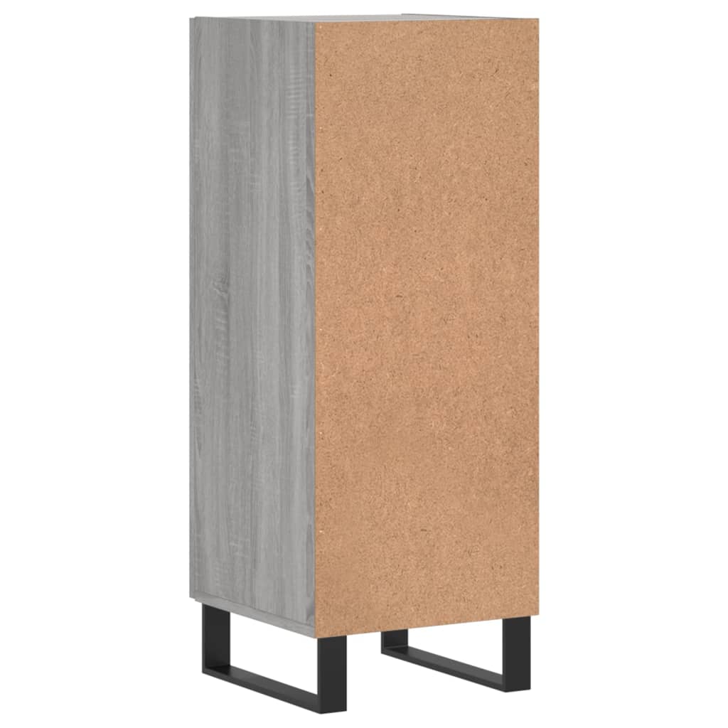 Skjenk Sonoma Grå 34,5x34x90 cm
