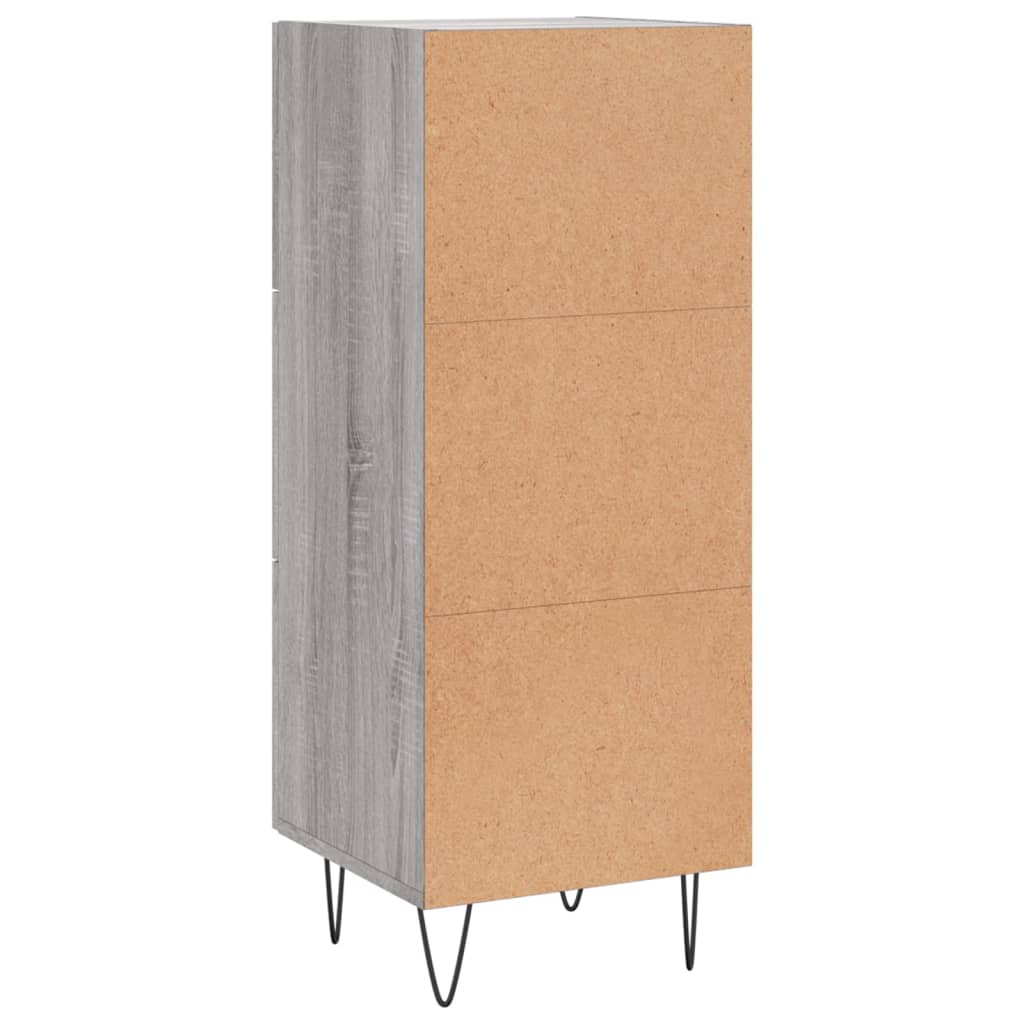 Skjenk Sonoma Grå 34,5x34x90 cm