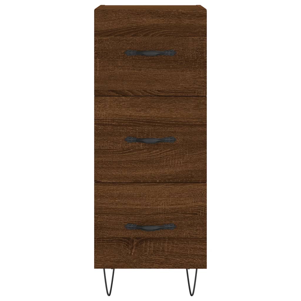 Skjenk Brun Eik 34,5x34x90 cm