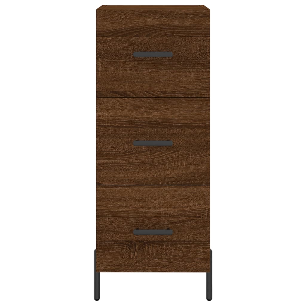 Skjenk Brun Eik 34,5x34x90 cm