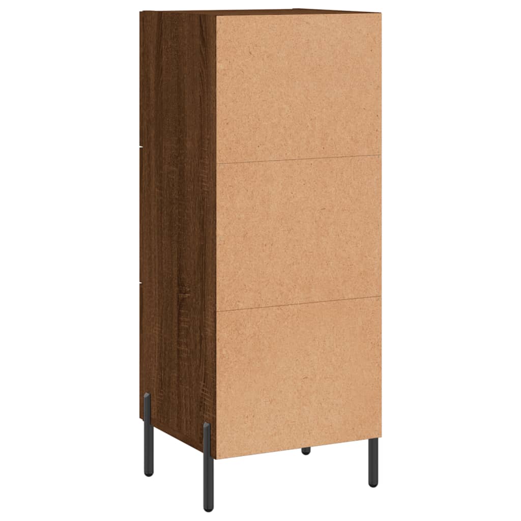 Skjenk Brun Eik 34,5x34x90 cm