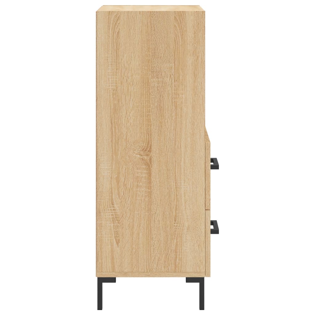 Skjenk sonoma eik 34,5x34x90 cm konstruert tre