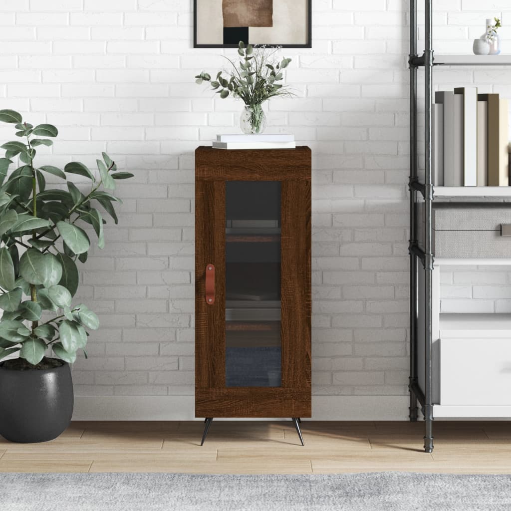 Skjenk Brun Eik 34,5x34x90 cm