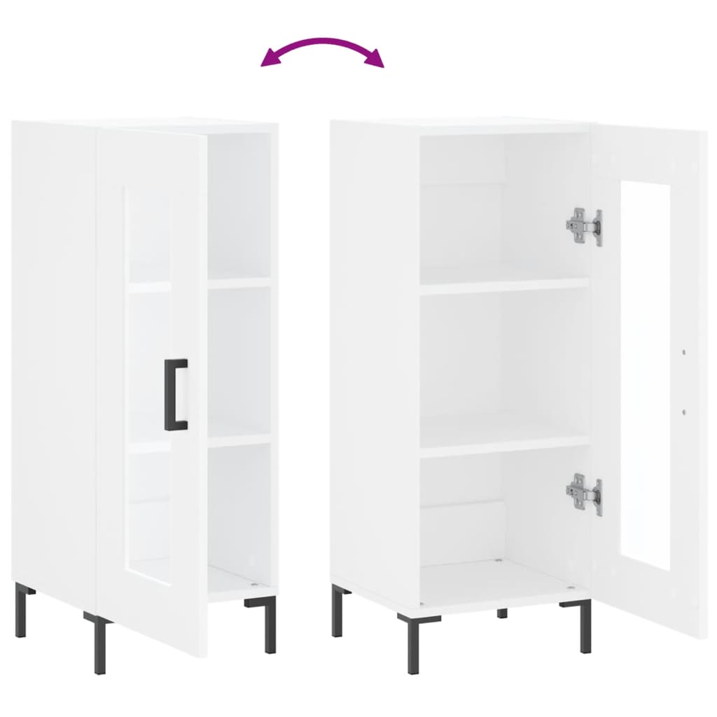 Skjenk Hvit 34,5x34x90 cm