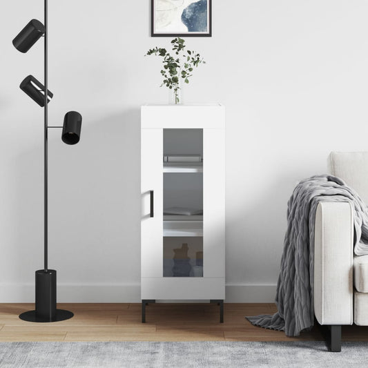 Skjenk Hvit 34,5x34x90 cm