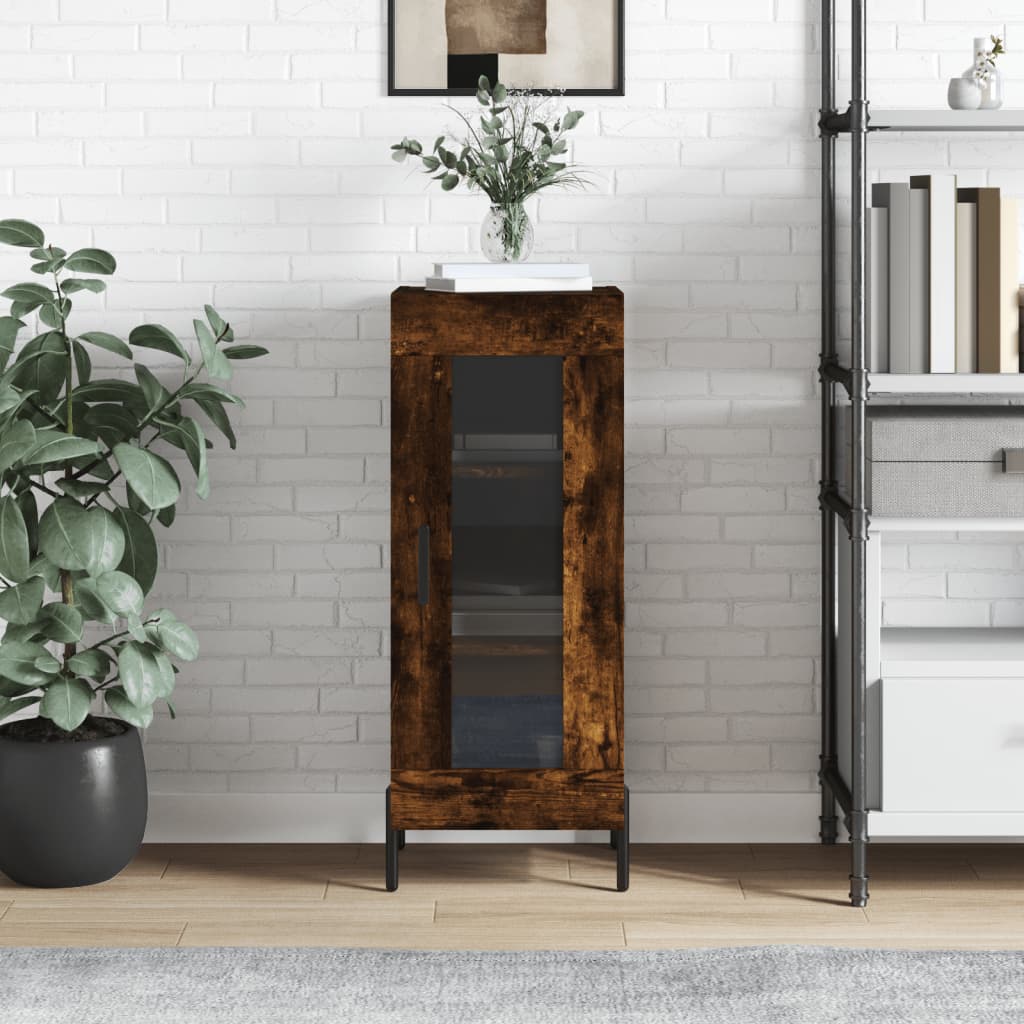 Skjenk Røkt Eik 34,5x34x90 cm