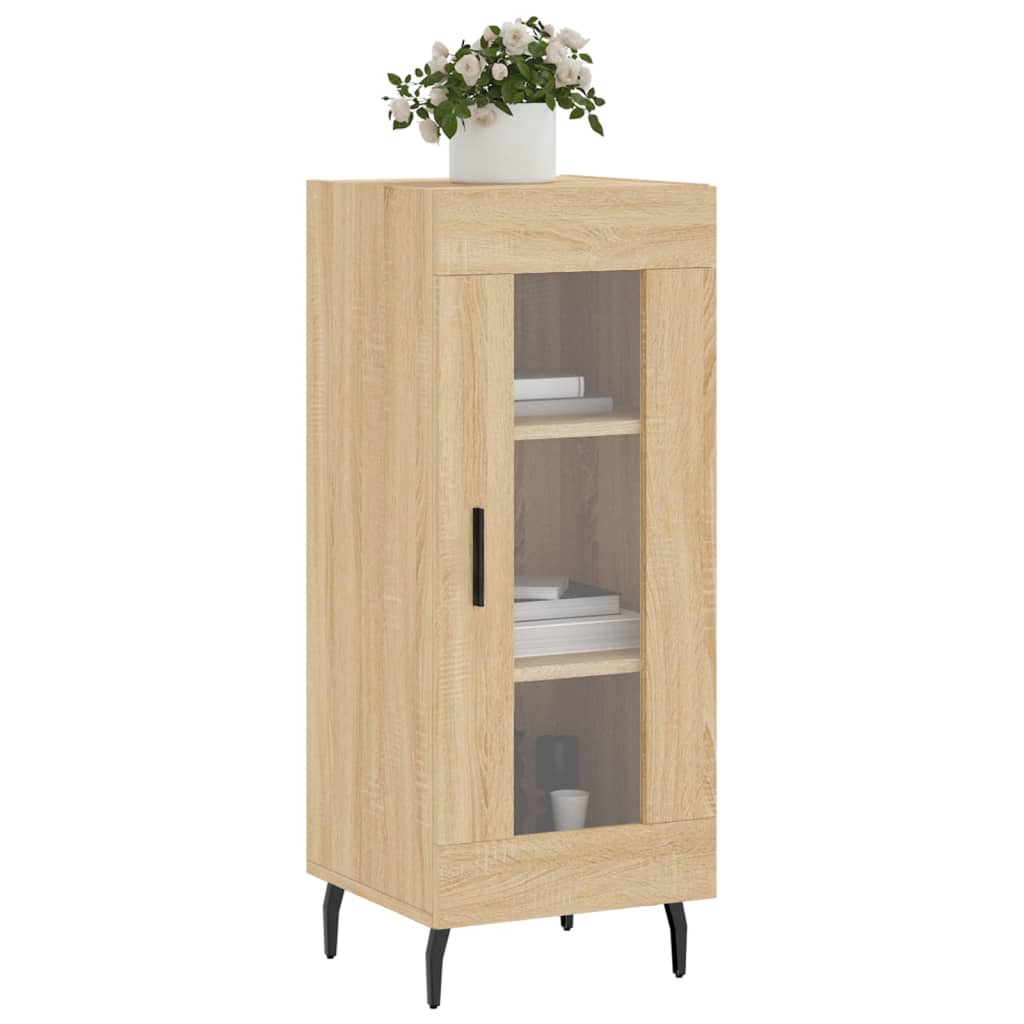 Skjenk sonoma eik 34,5x34x90 cm konstruert tre
