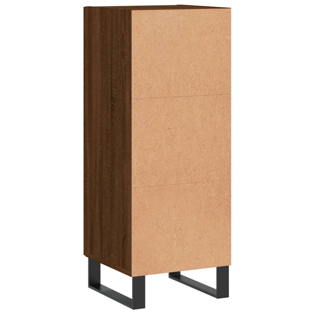 Skjenk Brun Eik 34,5x34x90 cm