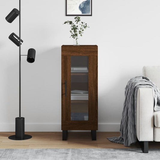 Skjenk Brun Eik 34,5x34x90 cm