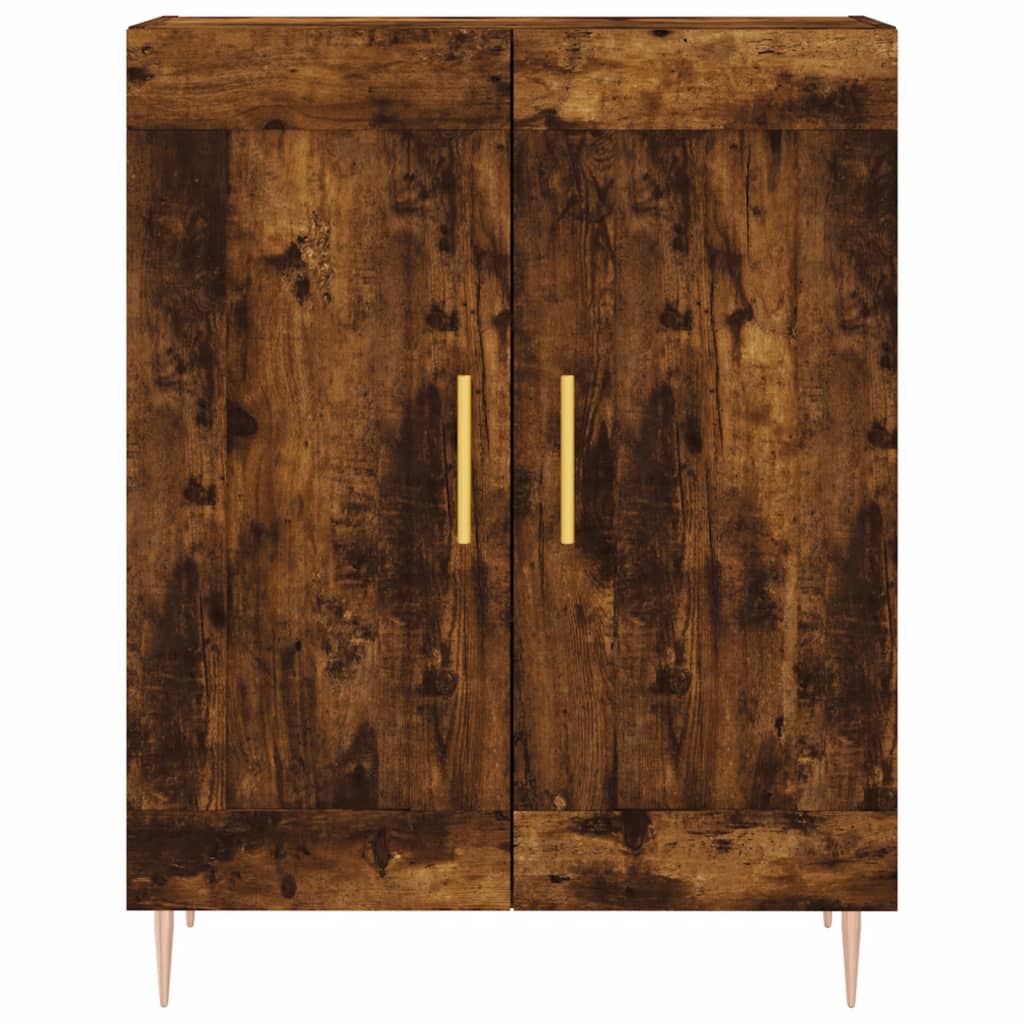 Skjenk røkt eik 69,5x34x90 cm konstruert tre