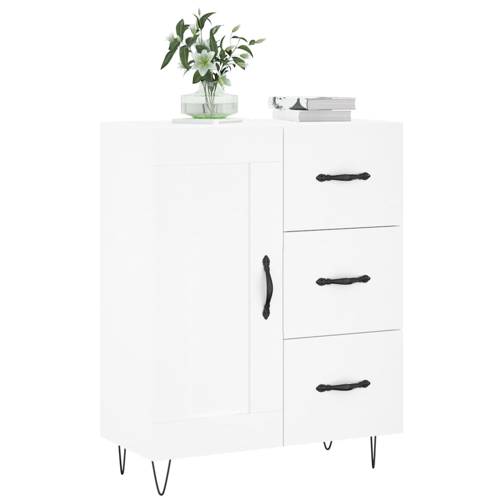 Skjenk Hvit 69,5x34x90 cm