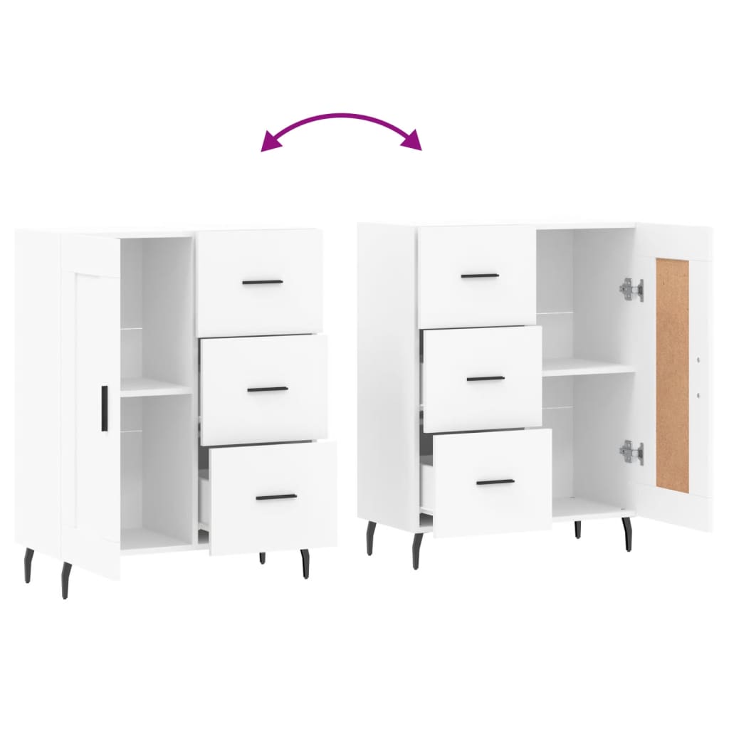 Skap Hvit 69,5x34x90 cm