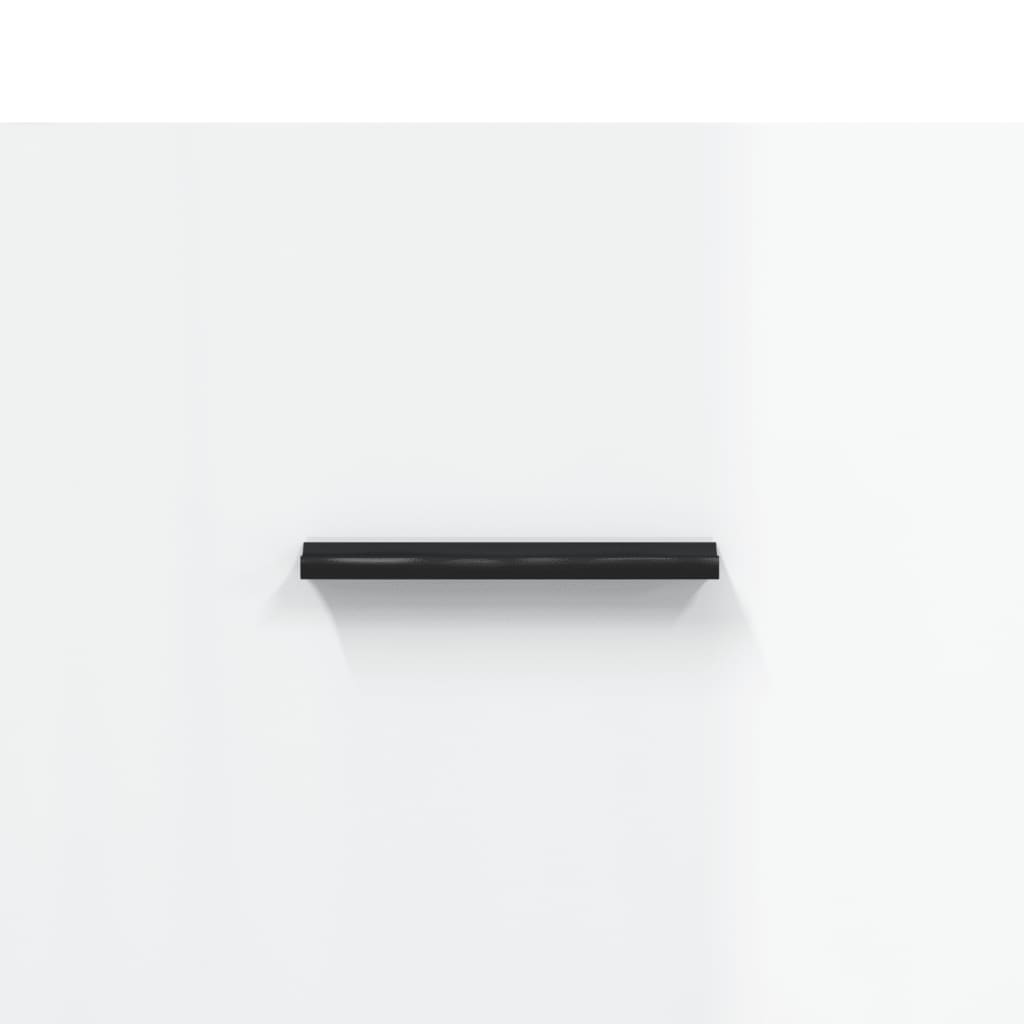 Skjenk Høyglans Hvit 69,5x34x90 cm