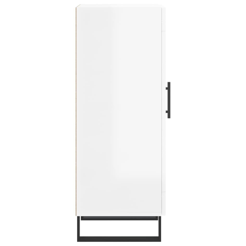 Skjenk Høyglans Hvit 34,5x34x90 cm