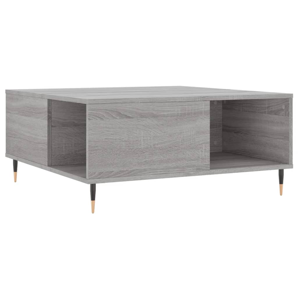 Salongbord Sofabord Sonoma Grå 80x80x36,5 cm