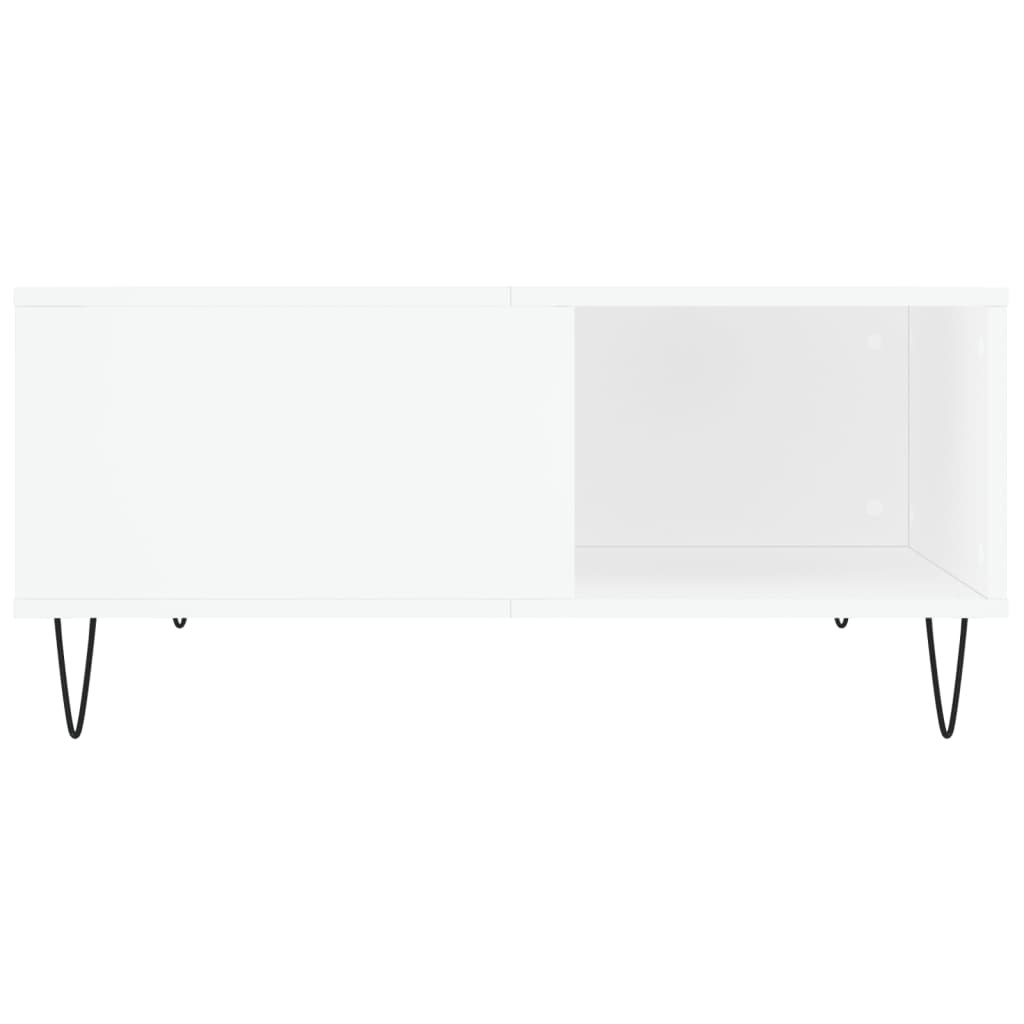 Salongbord Sofabord Hvit 80x80x36,5 cm