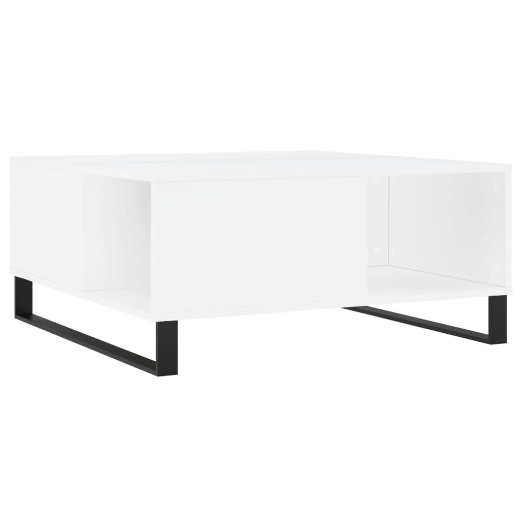 Salongbord Sofabord Hvit 80x80x36,5 cm