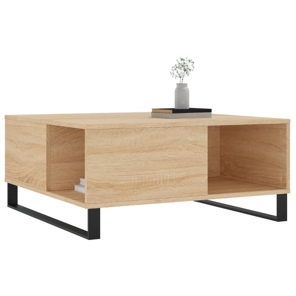 Salongbord Sofabord Sonoma Eik 80x80x36,5 cm