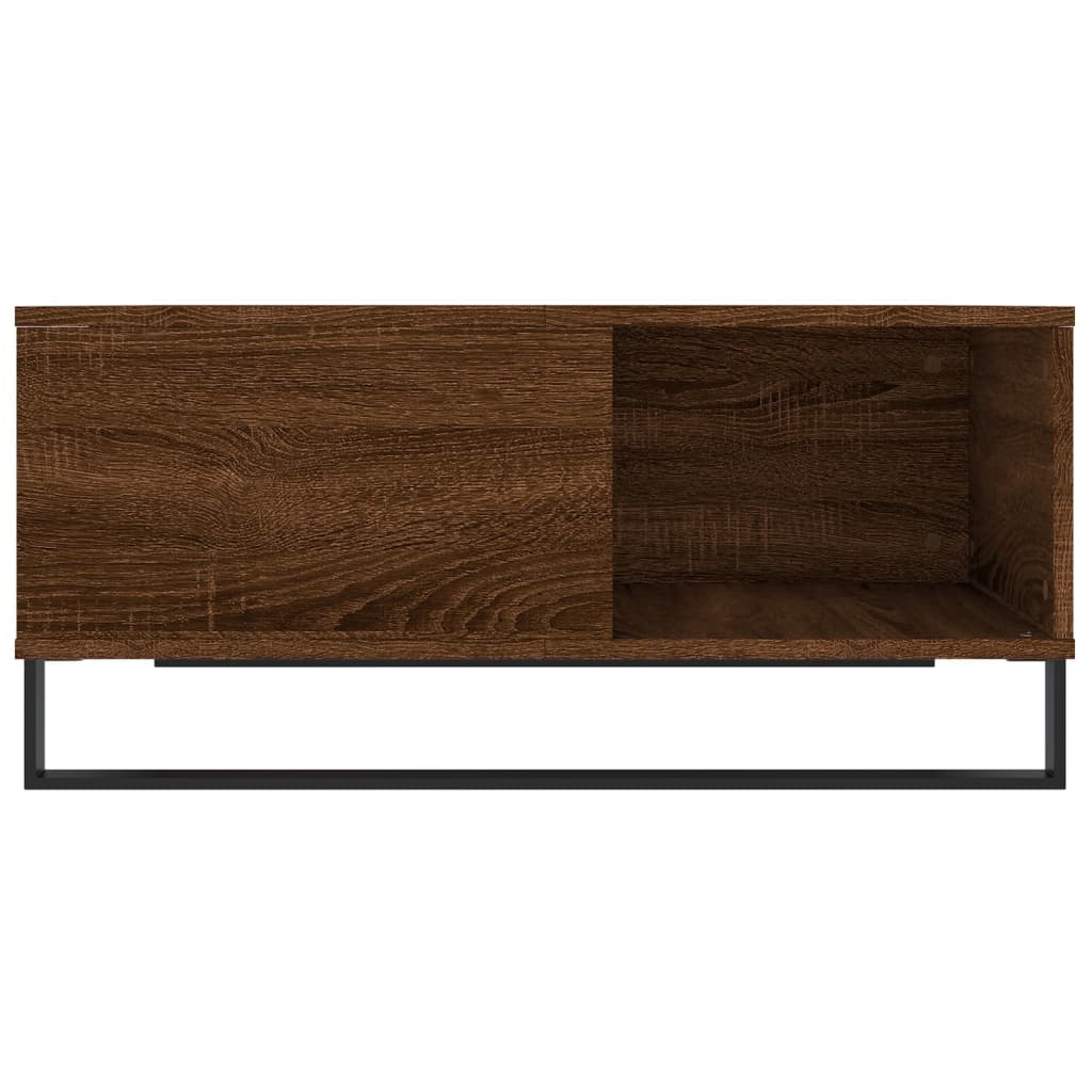 Salongbord Sofabord Brun Eik 80x80x36,5 cm