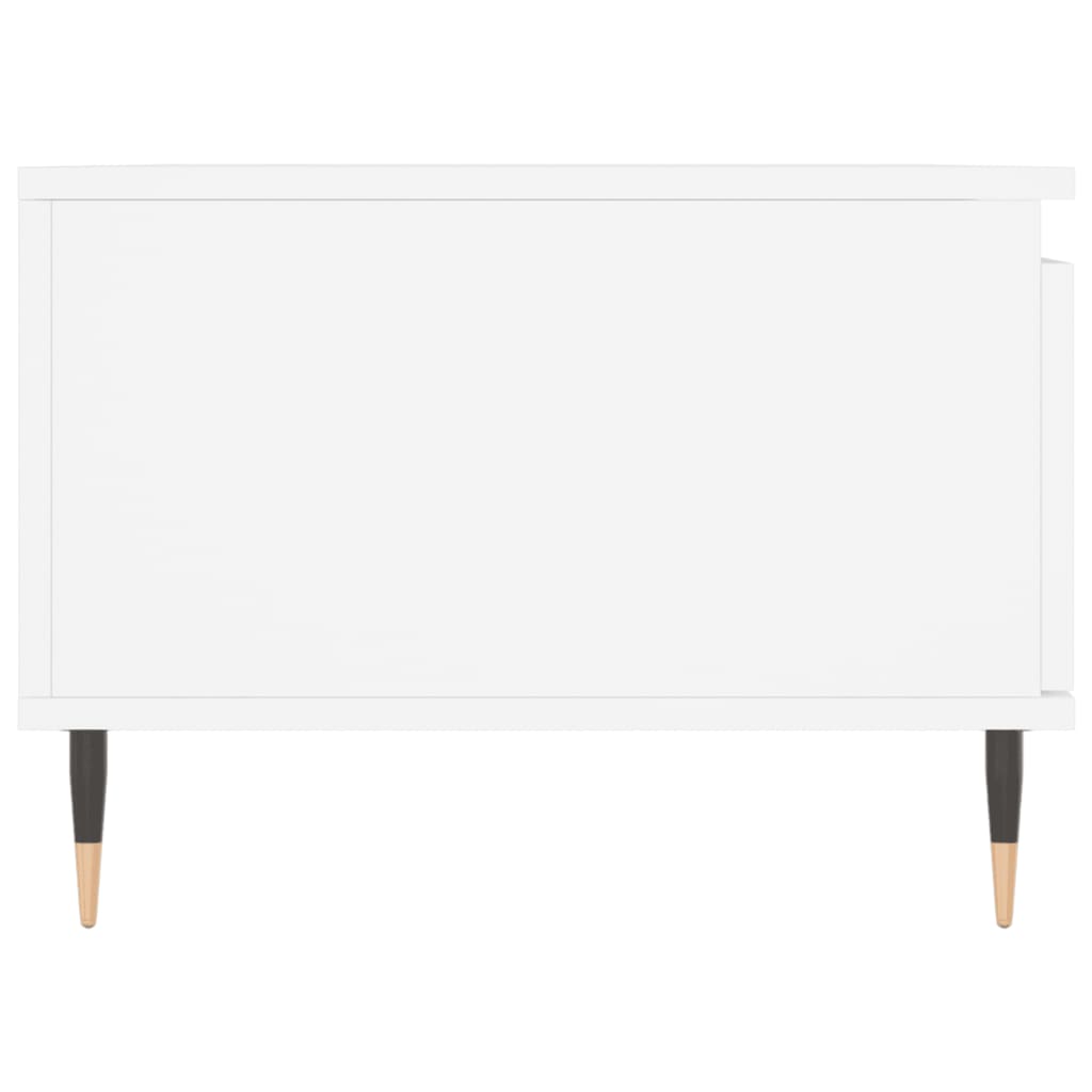 Salongbord Sofabord Hvit 90x50x36,5 cm