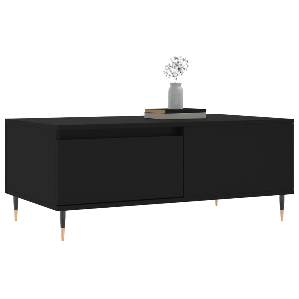 Salongbord Sofabord Svart 90x50x36,5 cm