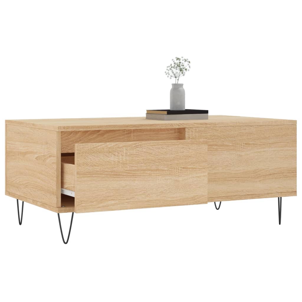 Salongbord Sofabord Sonoma Eik 90x50x36,5 cm