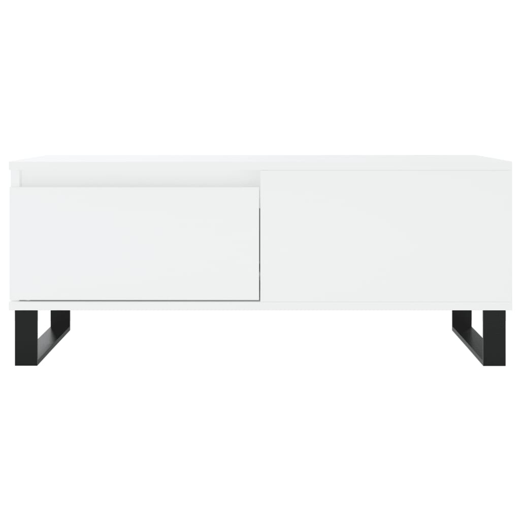 Salongbord Sofabord Hvit 90x50x36,5 cm