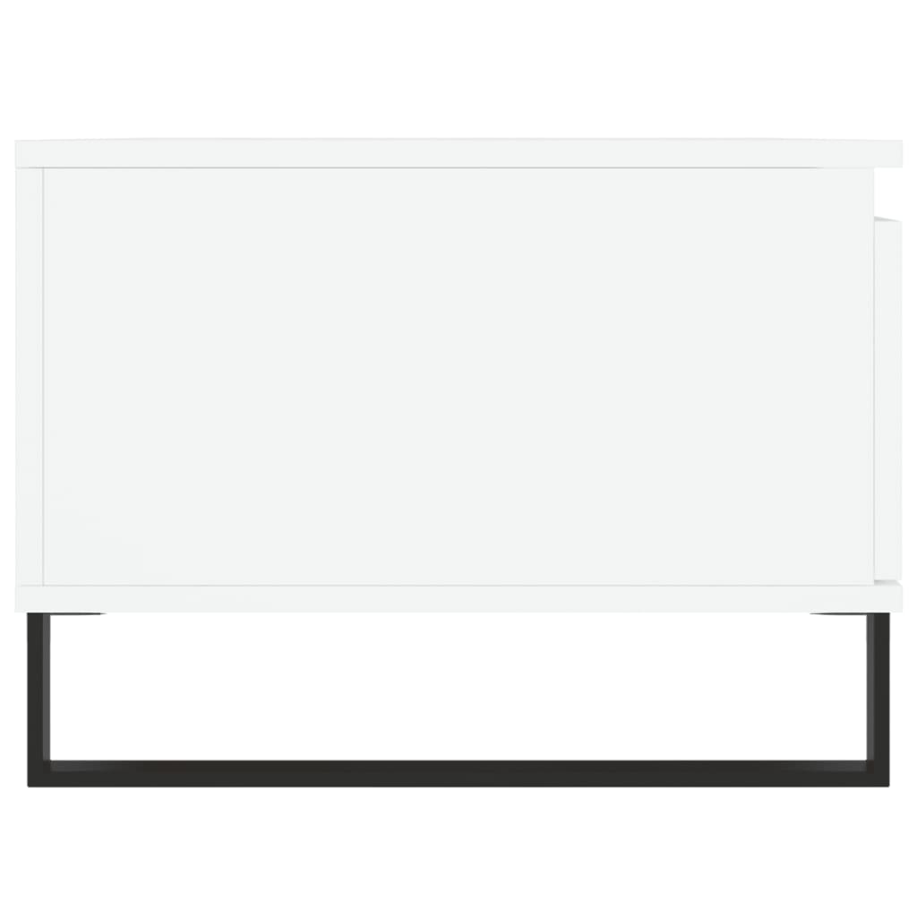 Salongbord Sofabord Hvit 90x50x36,5 cm