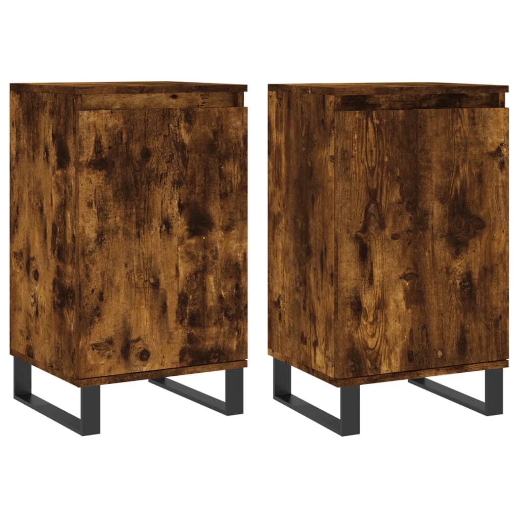 Kommode Røkt Eik 2 stk 40x35x70 cm