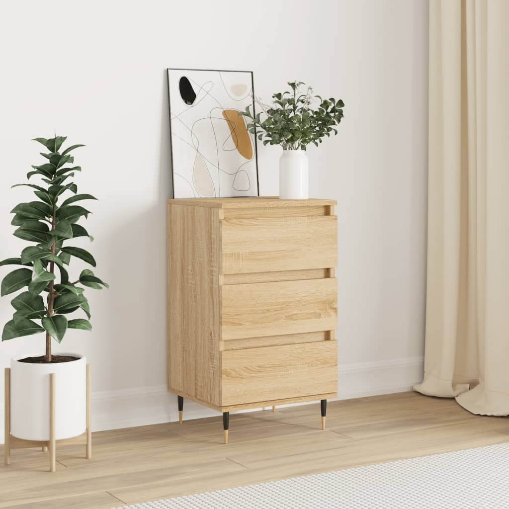 Skjenk sonoma eik 40x35x70 cm konstruert tre
